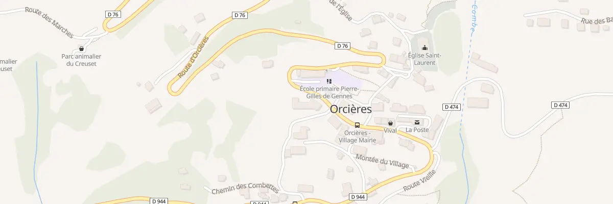 Plan du 3817 Rte d’Orcières à Orcières