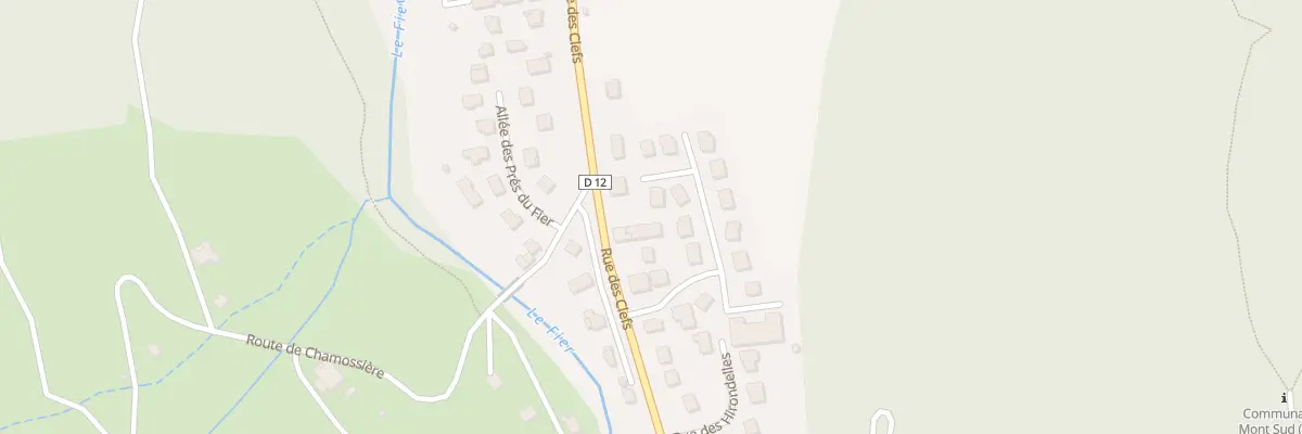Plan du 87A Rue des Clefs à Thônes