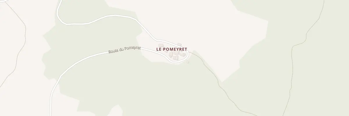 Plan du 149 Rte du Pomeyret à Prunières