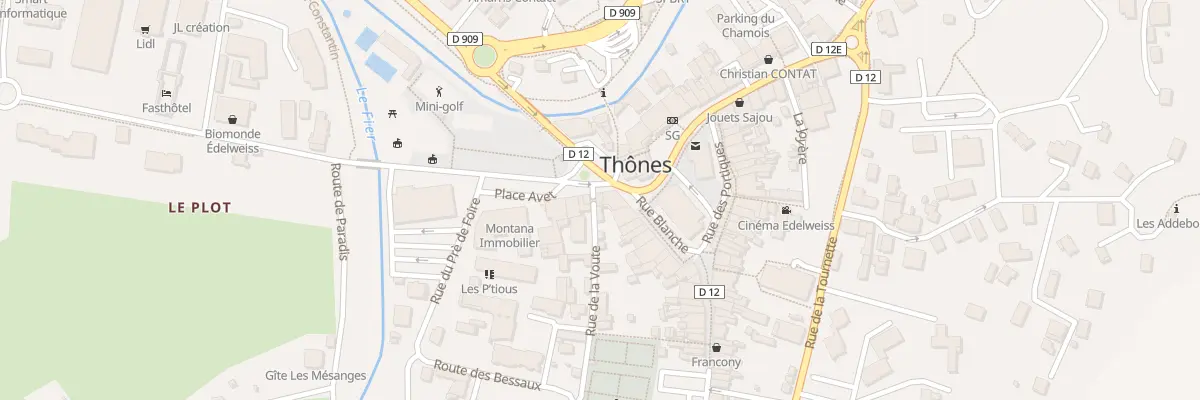 Plan de Pl Avet à Thônes