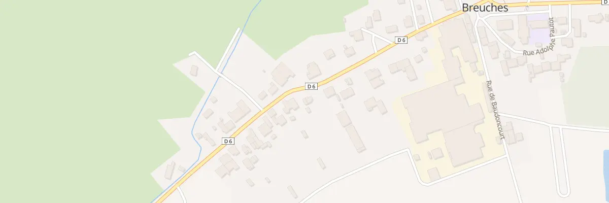 Plan du 18 Rue de Sainte Marie à Breuches