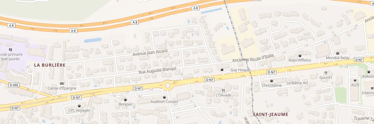 Plan du 31 Rue Auguste Blanqui au Luc