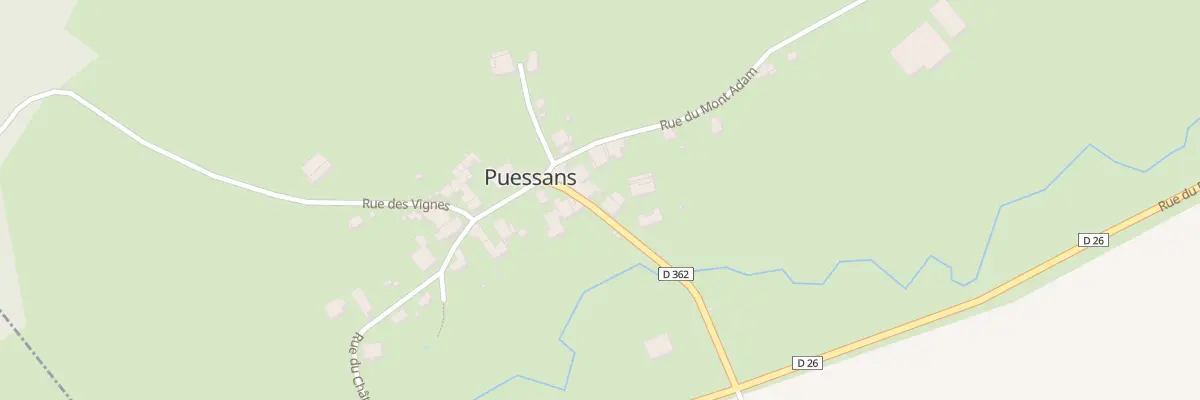 Plan du 3 Rue de l’Ecole à Puessans