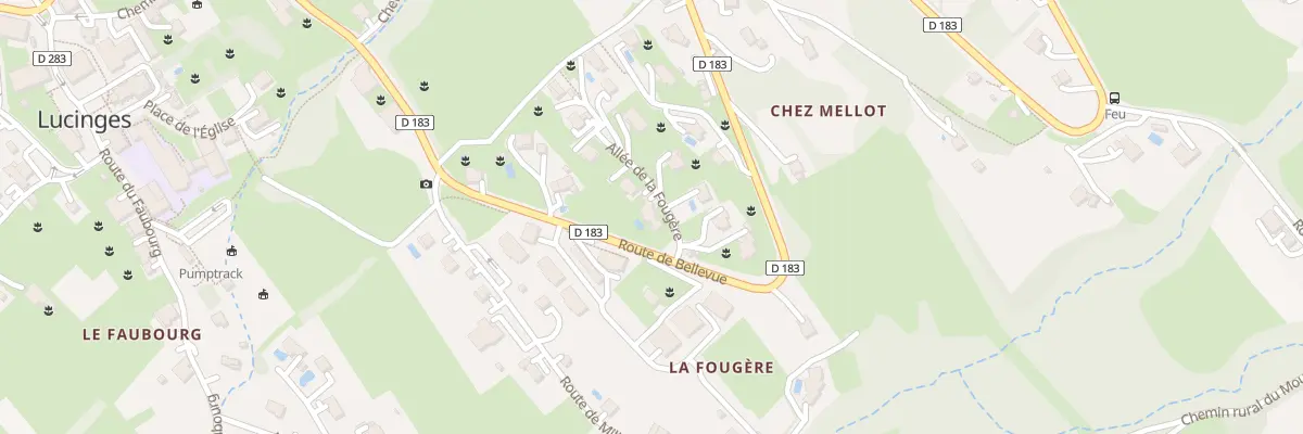 Plan du 49 All de la Fougère à Lucinges