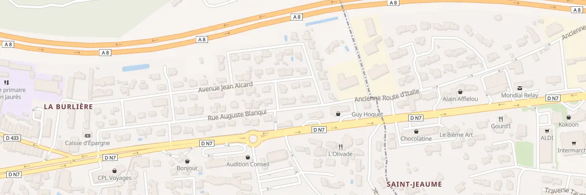 Plan du 33 Rue Auguste Blanqui au Luc