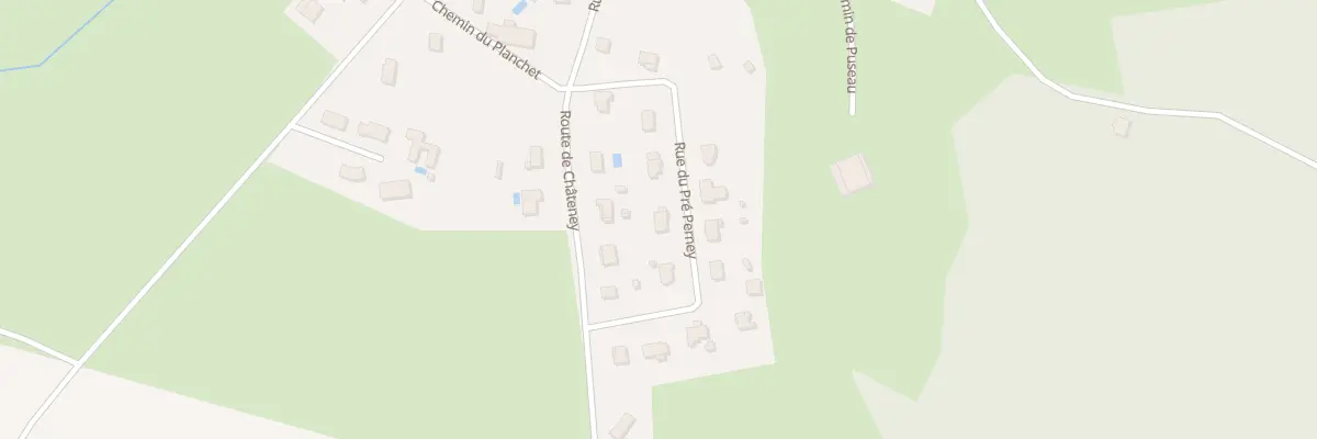 Plan du 6 Rue du Pré Perney à Genevrey