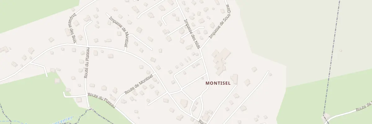 Plan du 202 Rte de Montisel à Saint-Sixt