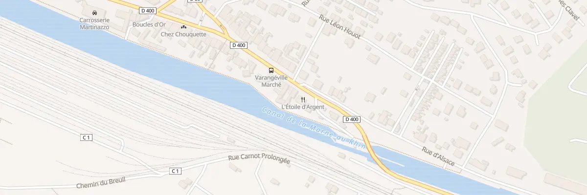 Plan du 100 Rue Gabriel Péri à Varangéville