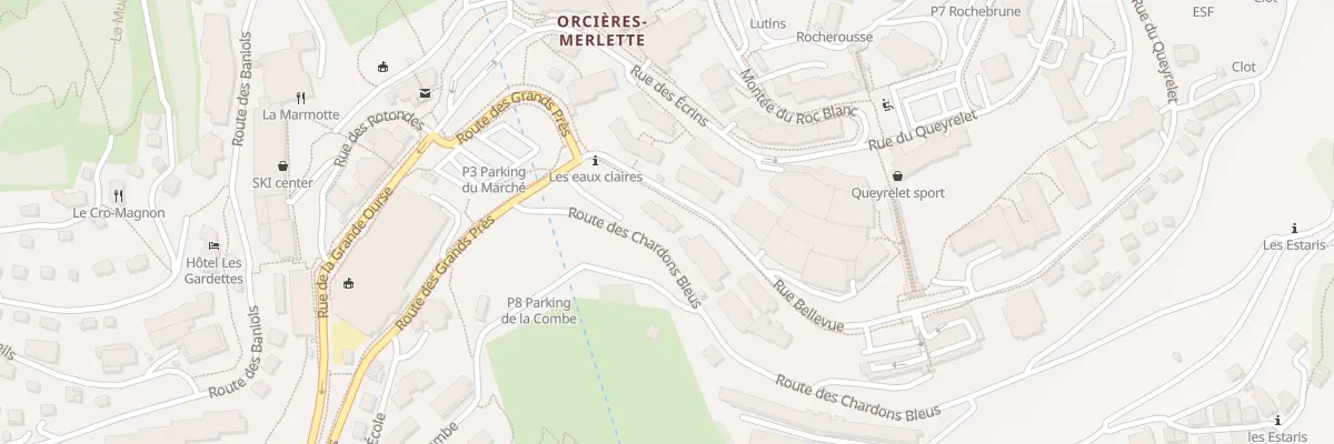 Plan du 66 Rue Bellevue à Orcières