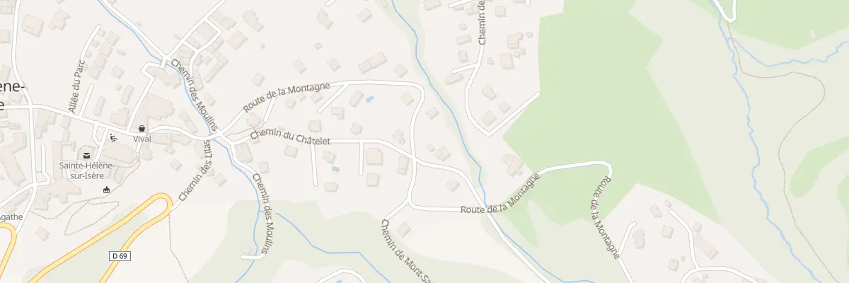 Plan du 329 Rte de la Montagne à Sainte-Hélène-sur-Isère