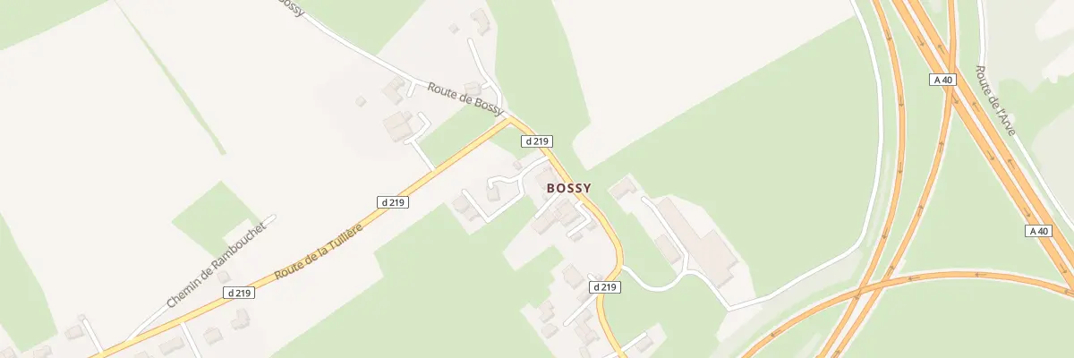 Plan du 257 Rte de Bossy à Scientrier