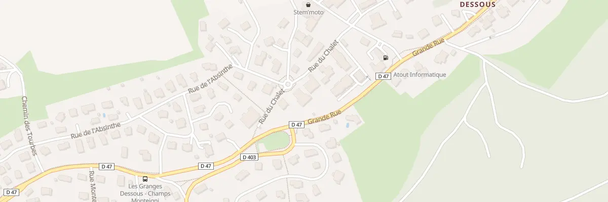 Plan du 4 Rue du Chalet à Granges-Narboz