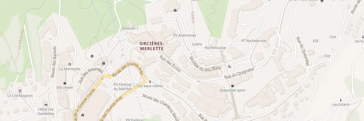 Plan du 113 Mte du Roc Blanc à Orcières