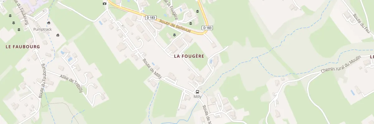 Plan du 584 Rte de Bellevue à Lucinges