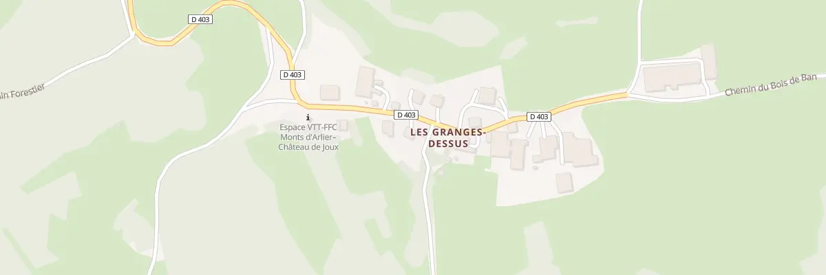 Plan du 4 Les Granges Dessus à Granges-Narboz