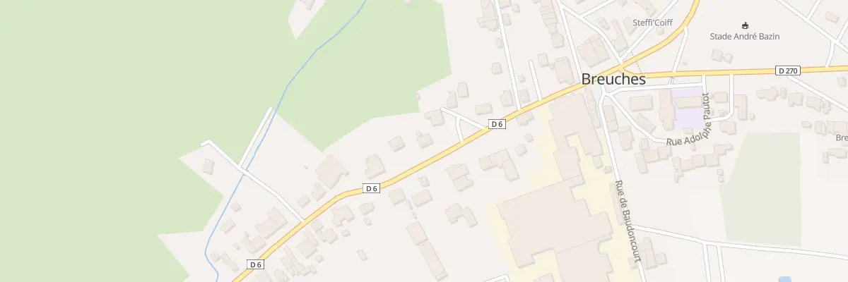 Plan du 13 Rue de Sainte Marie à Breuches
