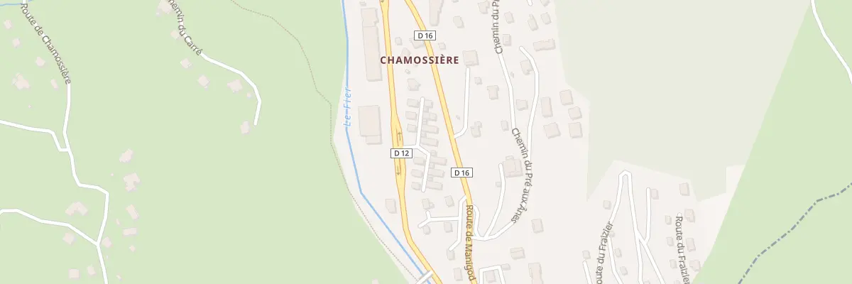 Plan du 10 All du Hameau de la Chapelle à Thônes