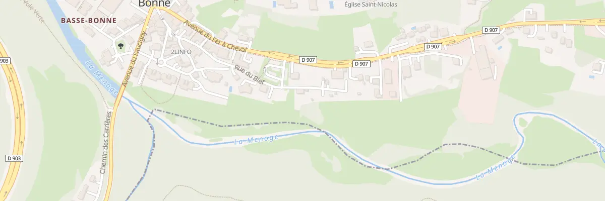 Plan du 272 Rue du bief à Bonne