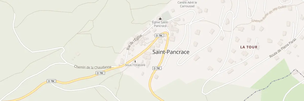 Plan du 111 Rte du Centre à Saint-Pancrace