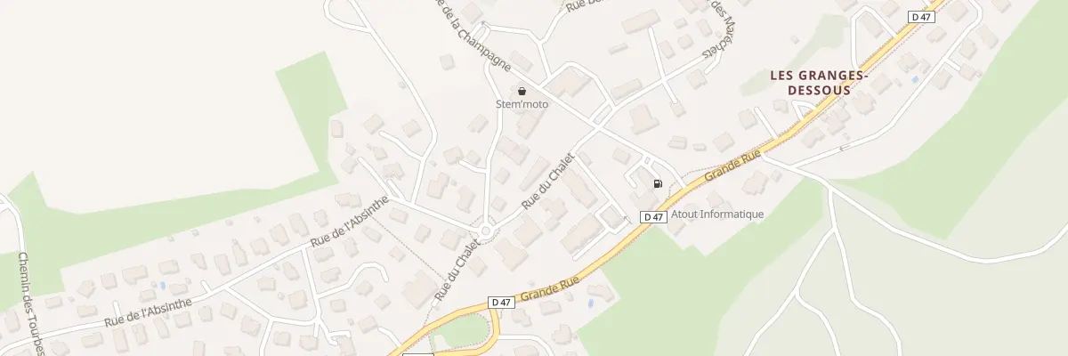 Plan du 1B Rue du Chalet à Granges-Narboz
