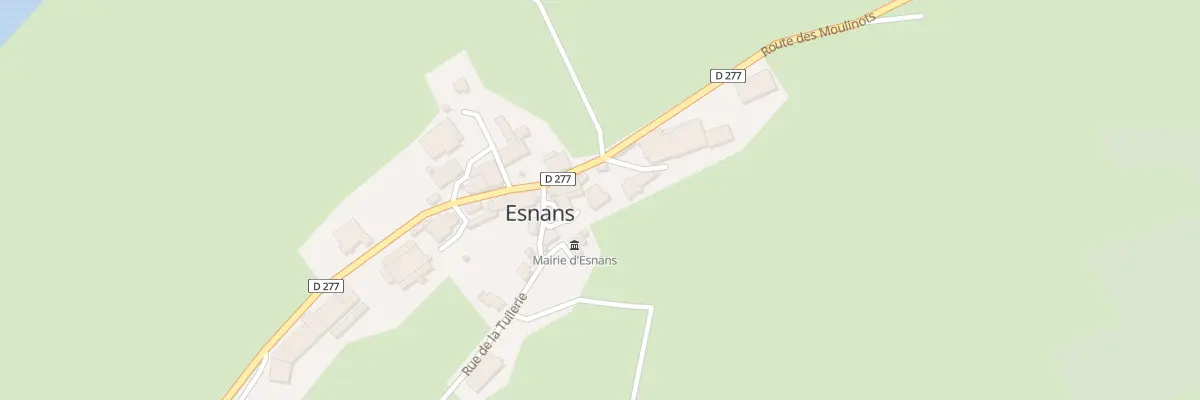 Plan du 5019 Au Village à Esnans