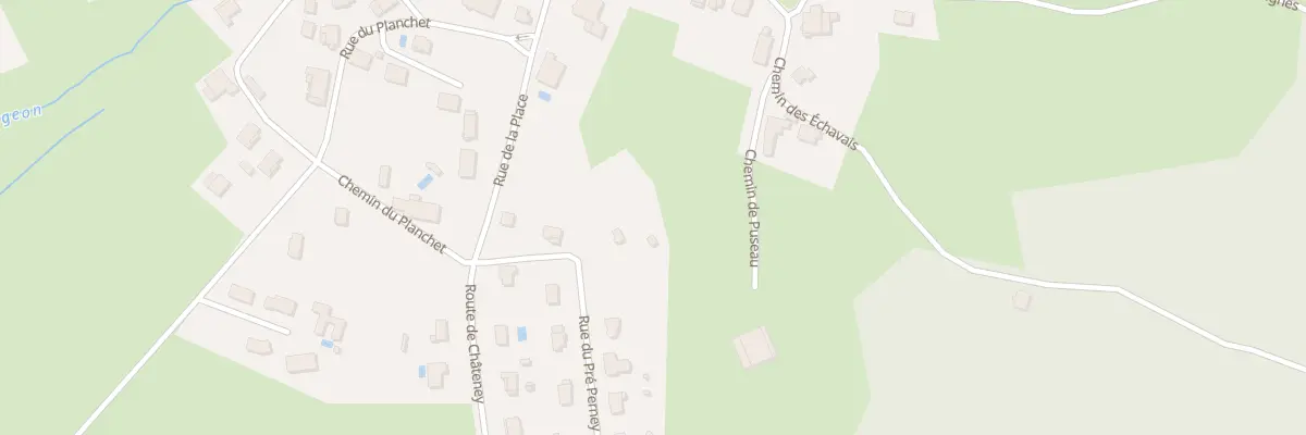 Plan du 3 Rue du Pré Perney à Genevrey