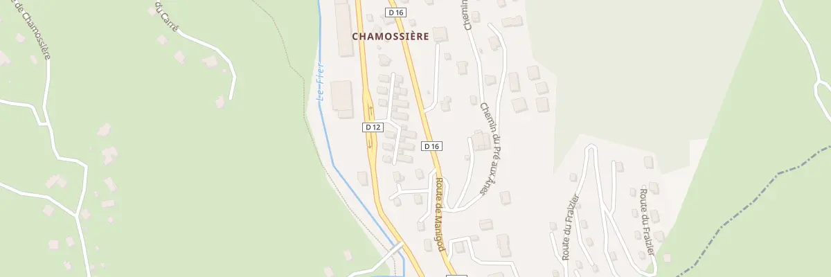 Plan du 11 All du Hameau de la Chapelle à Thônes