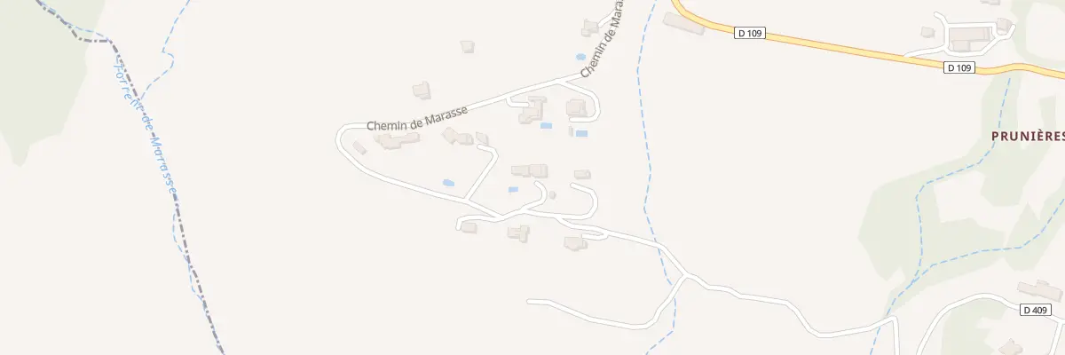 Plan du 5247 Marasse à Prunières