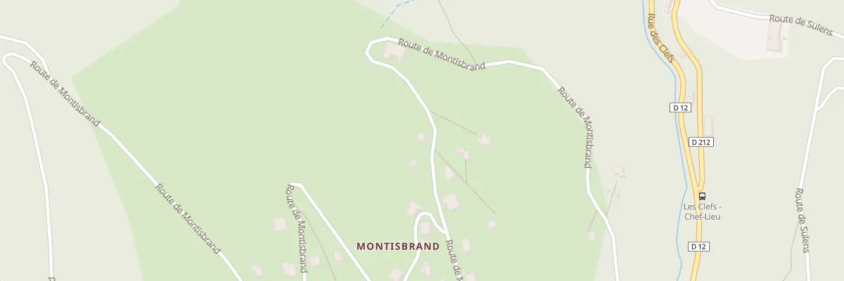 Plan du 832 Rte de Montisbrand aux Clefs