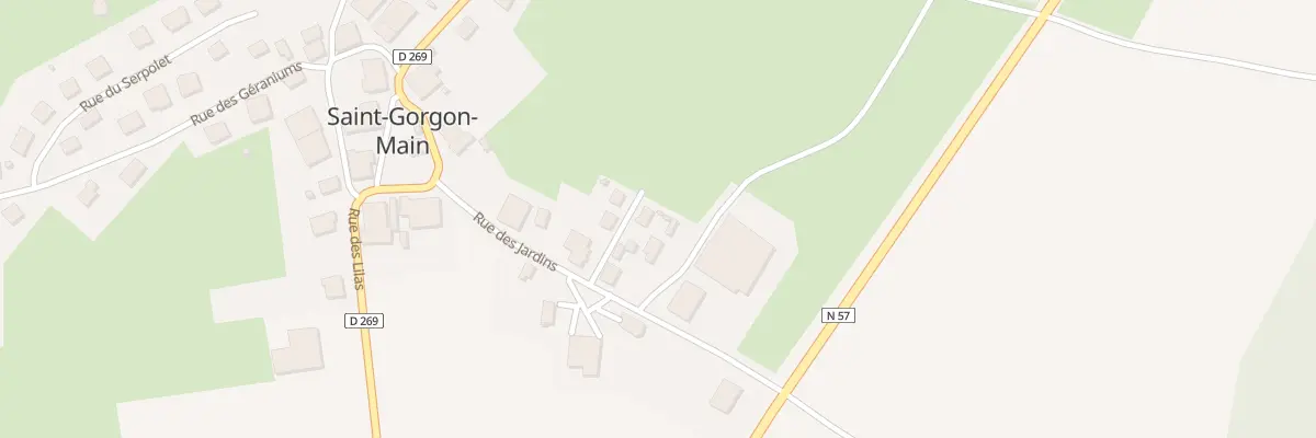 Plan du 4 Rue des Fauvettes à Saint-Gorgon-Main