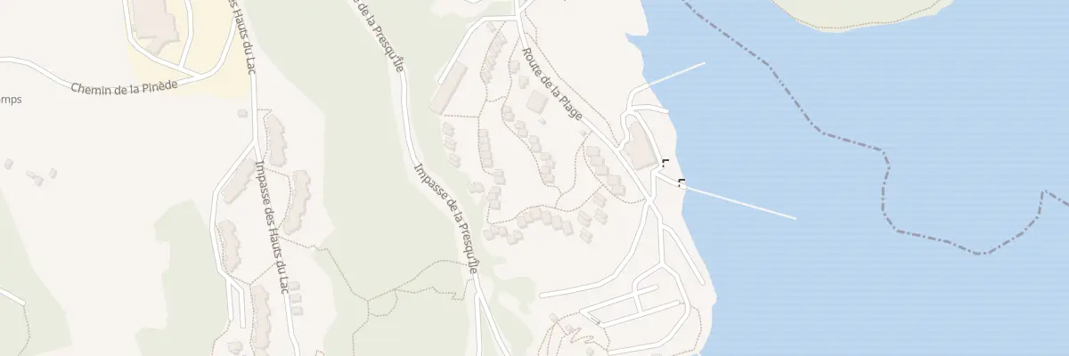 Plan du 514 Rte de la Plage à Chorges