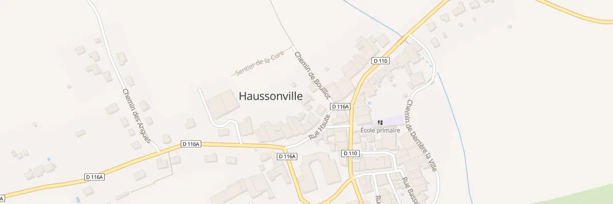 Plan du 2 Rue Bouillot à Haussonville