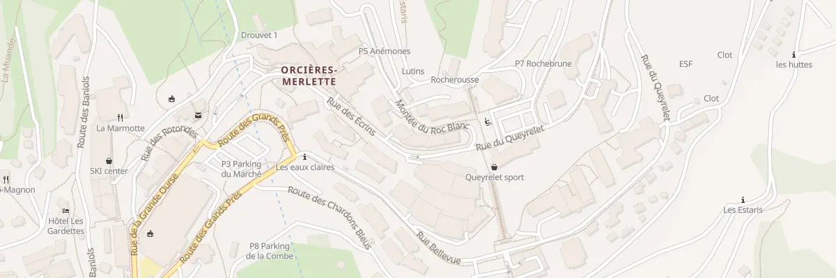 Plan du 63 Mte du Roc Blanc à Orcières