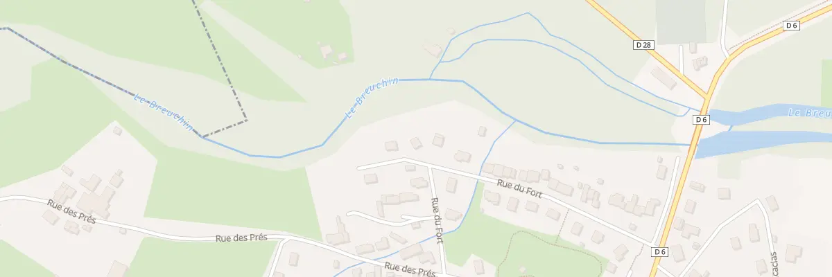 Plan du 15 Rue des Pres à Breuches