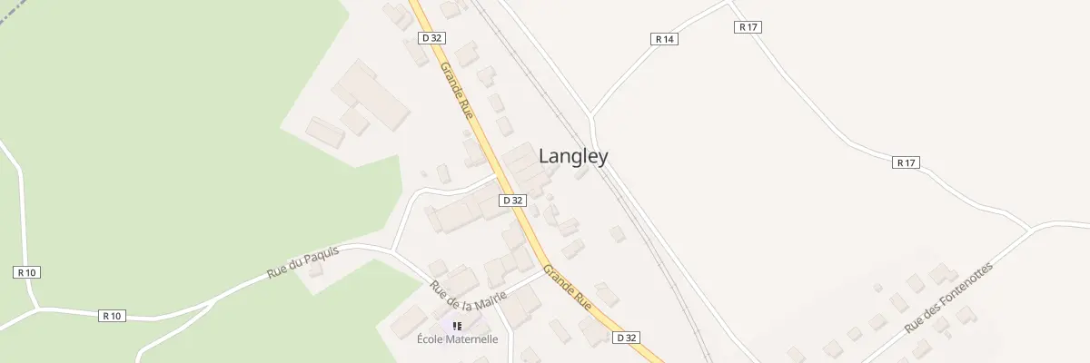 Plan du 250 Gr Grande Rue à Langley