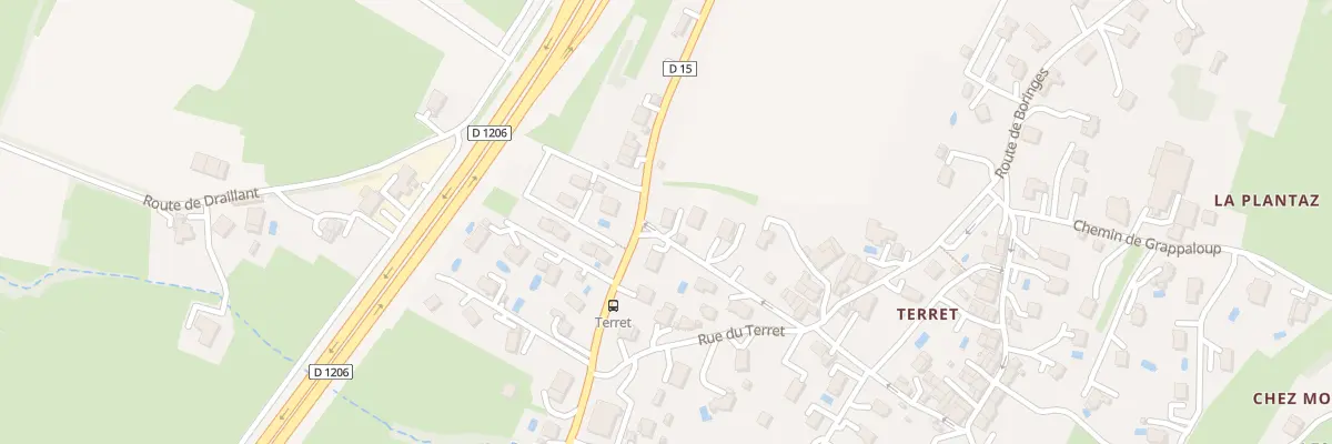 Plan du 11 Rue de la Croix de Terret à Saint-Cergues