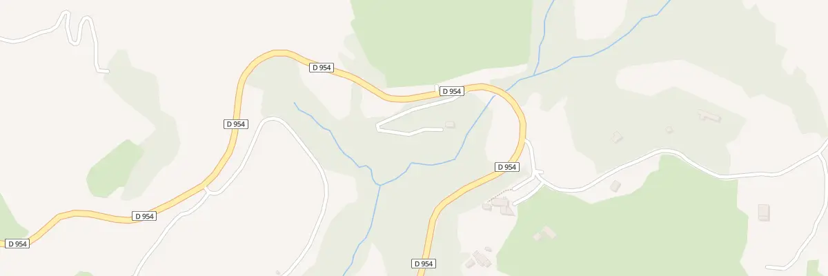 Plan du 444 Rte Départementale 954 au Sauze-du-Lac