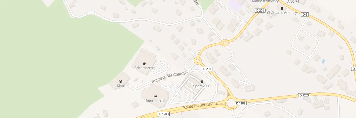 Plan du 8 Imp des Champs à Amancy