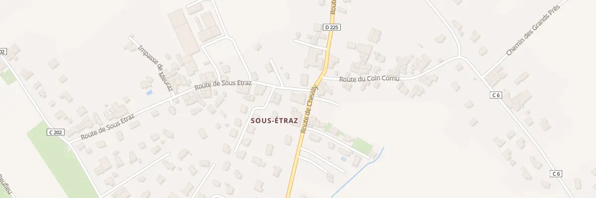 Plan du 1 Rte de Sous Etraz à Massongy
