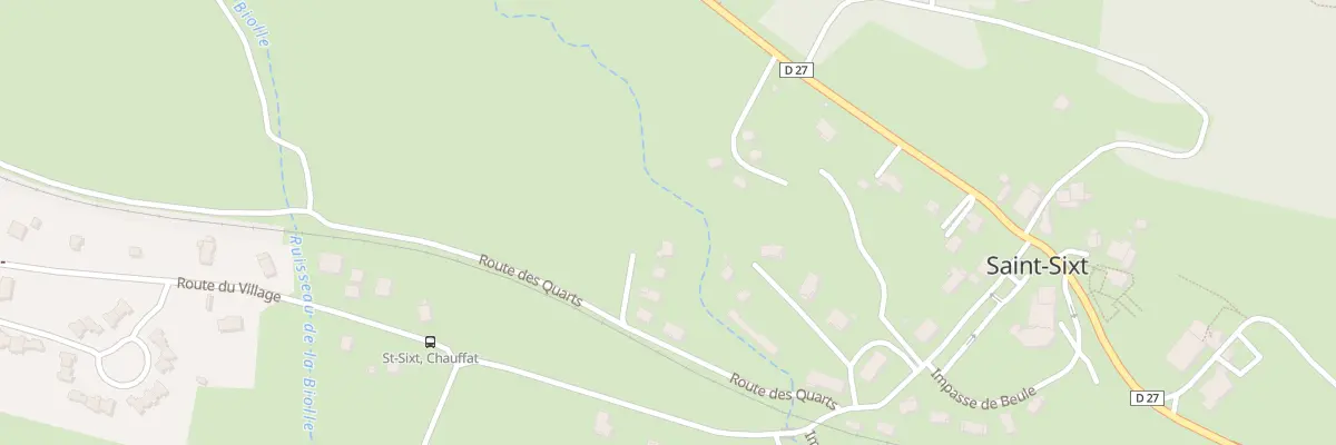 Plan de Landais à Saint-Sixt