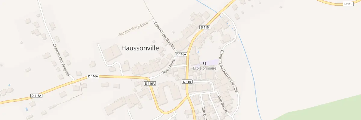 Plan du 15 Grande Rue à Haussonville
