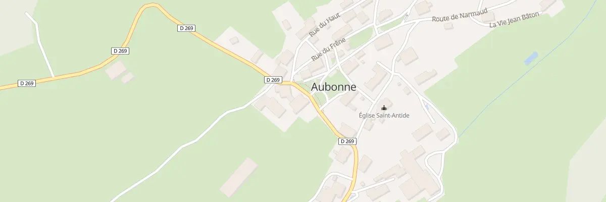 Plan du 5003 Au Village à Aubonne