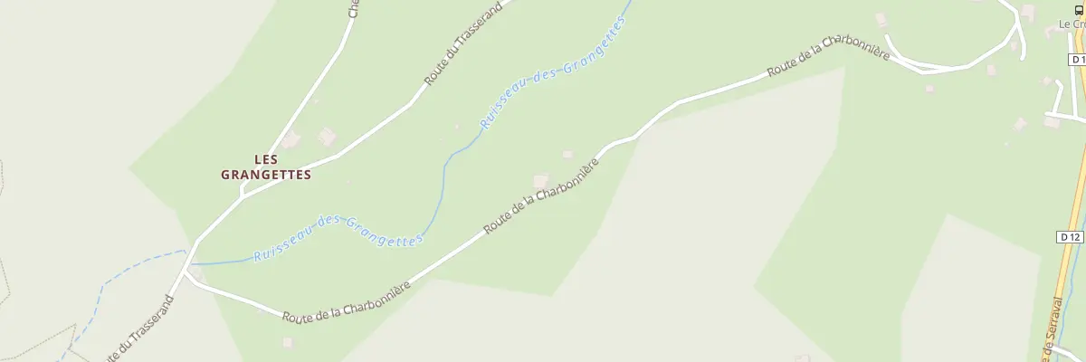 Plan du 628 Rte de la Charbonnière aux Clefs