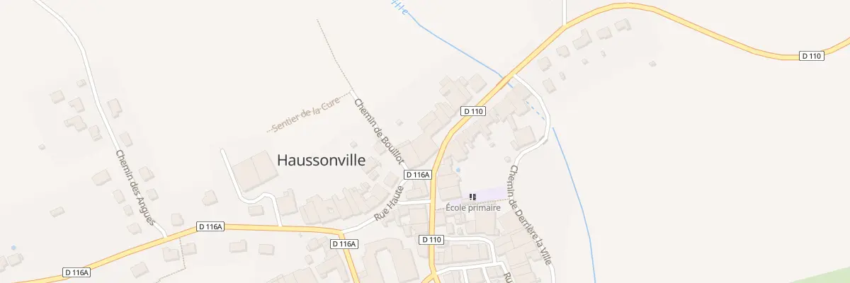 Plan du 13 Grande Rue à Haussonville