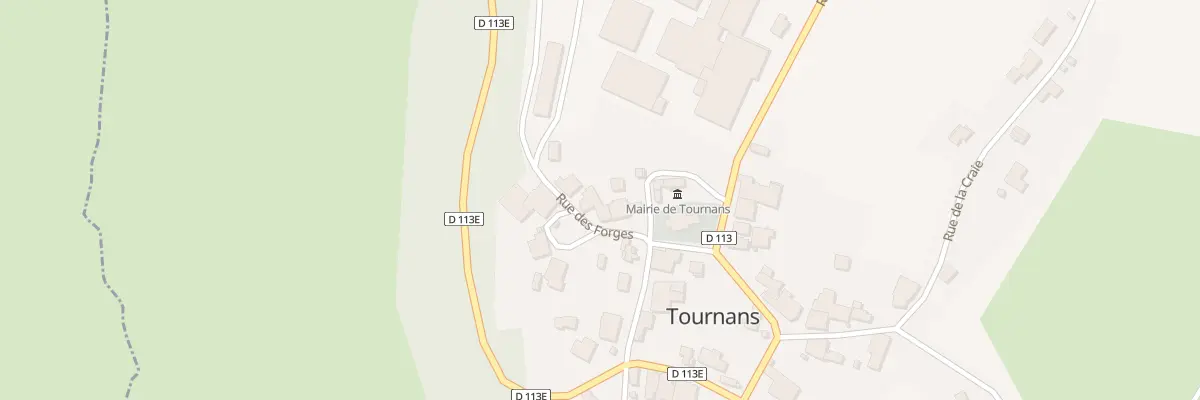 Plan du 4 Rue des Forges à Tournans