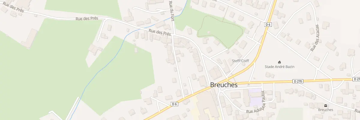 Plan du 6 Rue des Roses à Breuches