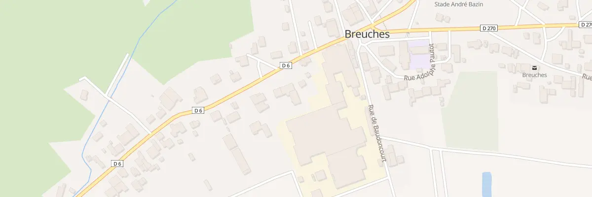 Plan du 3 Rue de Sainte Marie à Breuches