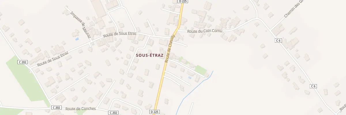 Plan du 12 Rte de Chevilly à Massongy