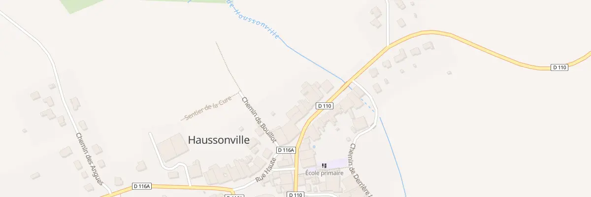 Plan du 11 Grande Rue à Haussonville