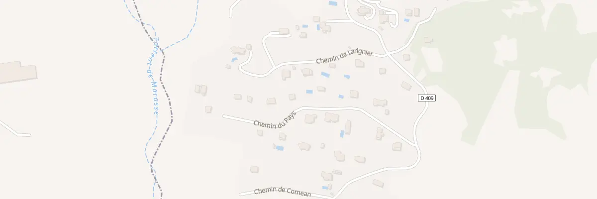 Plan du 20 Che du Pays à Prunières
